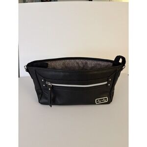 Itzy Ritzy Adjustable Stroller Organizer Black w/ Built-In Pockets NWOT